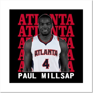 Atlanta Hawks Paul Millsap 4 Posters and Art